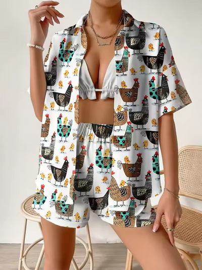 Amelia™ - Stylish Hawaiian Style Set