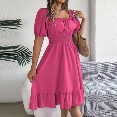 Amelia™ - Elegant Tummy Coverage Dress