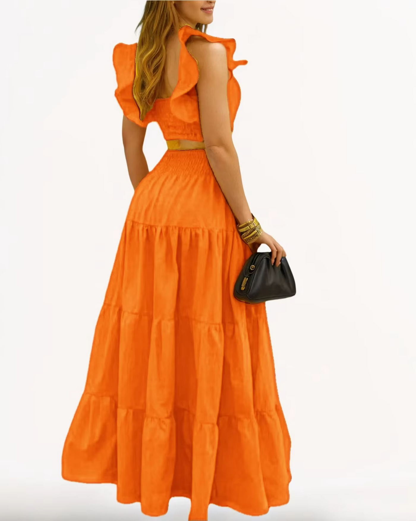 Amelia™ - Sexy Ruffle Two Piece Set