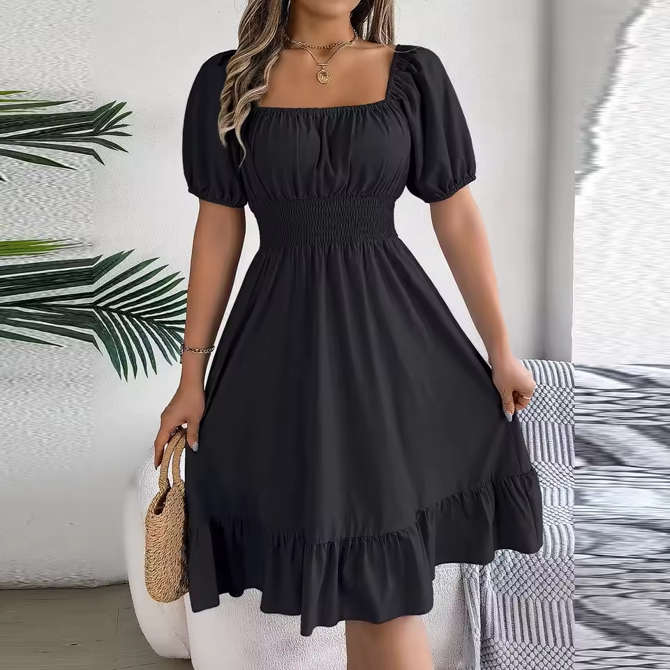 Amelia™ - Elegant Tummy Coverage Dress