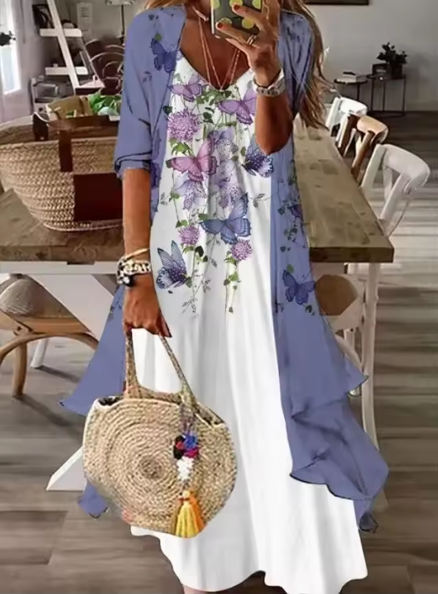 Alyssa™ - Stylish Two Piece Dress Set