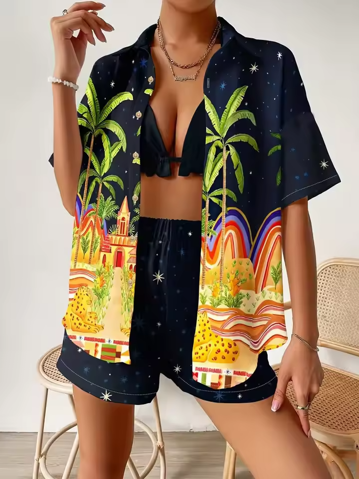 Amelia™ - Stylish Hawaiian Style Set