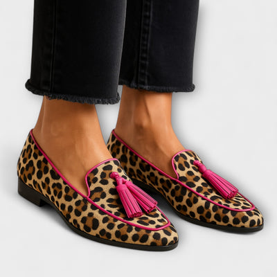 Lana Printed Sneakers with Decorative Tassels