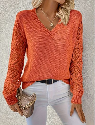 Aubrey™ - Soft V-Neck Sweater