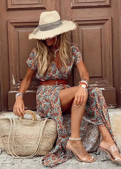 Grace™ - Boho Sunset Dress